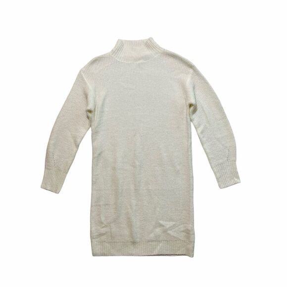 Debut cream light mock neck sweater dress small - Picture 1 of 9